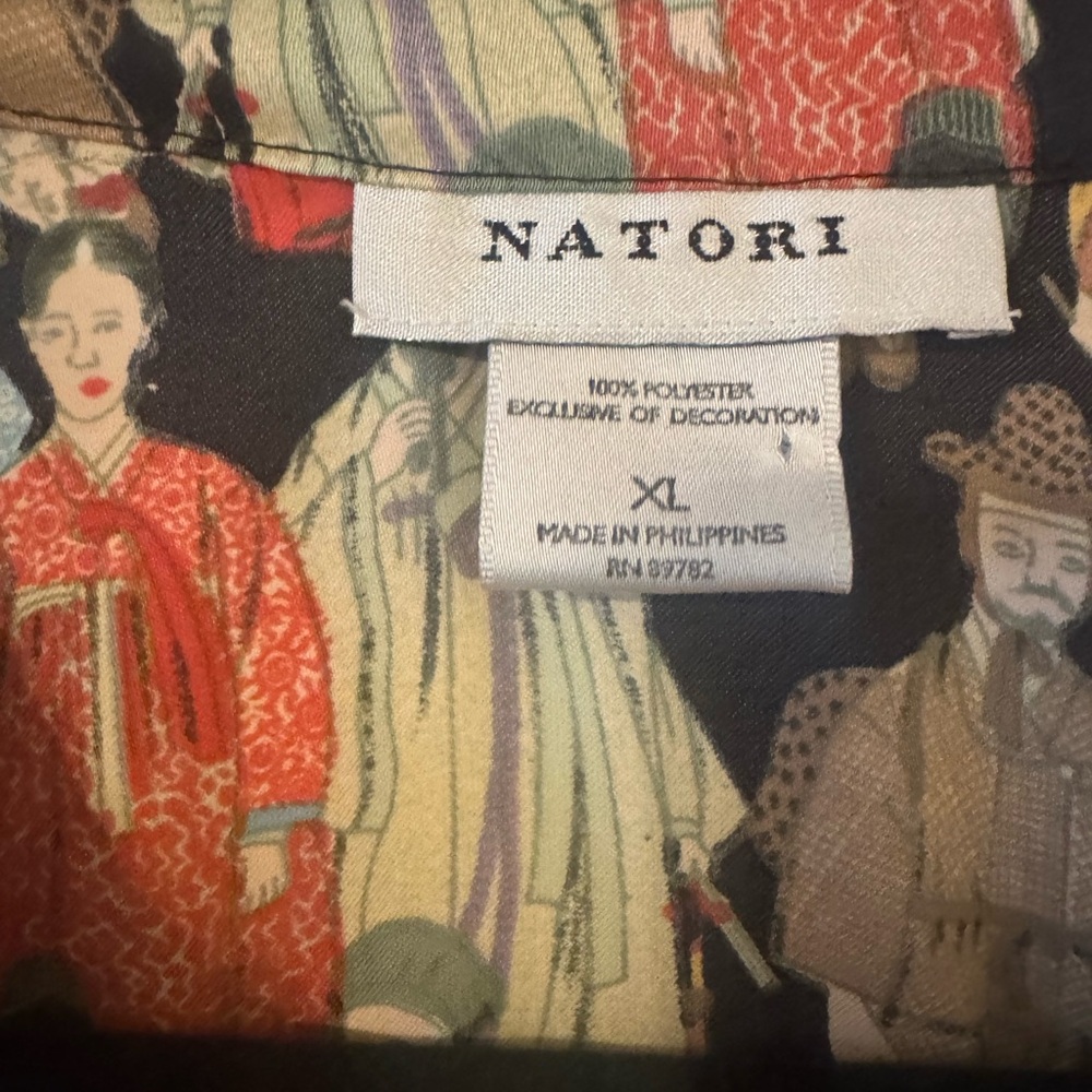 Natori Multicolor Long Sleeve dress/robe - Picture 4 of 5